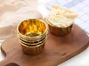 Muffinförmchen 40×50 mm – Gold – 50 Stück mit Deckeln – Produktbild-Vorschau 3