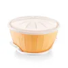 A yellow bowl with a white lid is shown on a white background. Anteprima dell’immagine prodotto