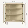 Komoda z witryną „Klippestad” z 2 drzwiami, stal, 95 x 80 x Podgląd zdjęcia produktu 6