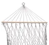 Amaca da giardino boho a rete con nappe appesa al lettino Anteprima dell’immagine prodotto 7