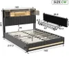 CDGlobal Polsterbett 160x200cm mit USB und Steckdosen, Produktbild-Vorschau 10