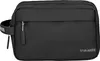 A black toiletry bag is shown against a white background. Náhled obrázku produktu