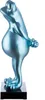 Casablanca by Gilde Dekofigur Skulptur Frosch Frog petrol Produktbild-Vorschau 2