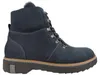 Waldläufer Femme Botte à lacets en cuir bleu 7,5 Voir les images du produit 19