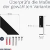 HOLZBRINK Regalträger Metall Regalhalter für Wandregal, Produktbild-Vorschau 7