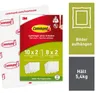 Command™ Bilder-Montage-Strips, Größen S und M, weiß, Produktbild-Vorschau 1