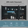 doporro Spiegelschrank Wandspiegel mit Spiegeltüren Produktbild-Vorschau 3