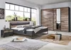 Schlafzimmerset Industrial Design mit Schwebetürenschrank Produktbild-Vorschau 1