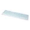 A white mop head with blue and green stripes on a white background. Anteprima dell’immagine prodotto
