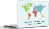 MuchoWow® Laptop Aufkleber Sticker Cover Weltkarte Kinder - Produktbild-Vorschau 1