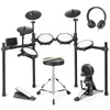 FCH E-Drum-Set，Komplettset, Kopfhörer Sticks Drumhocker Produktbild-Vorschau 2