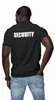 Security Poloshirt schwarz Polohemd Druck Brust & Rücken - Produktbild-Vorschau 8