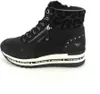 A black high-top sneaker with a platform sole. Produktbild-Vorschau