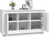 vidaXL Credenza bianca 102x35x60 cm Materiale a base di Anteprima dell’immagine prodotto 4