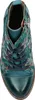 Laura Vita Damen Stiefelette Leder mit Blumenmuster und Cap Produktbild-Vorschau 2