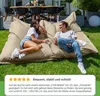 Green Bean® Sitzsack "Square" XXL 140x180cm mit 380 Liter Produktbild-Vorschau 3