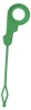 A green plastic tool against a white background. Náhľad obrázku produktu