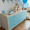 Klebefolie Möbel 45x25 cm - Blau Matt - Selbstklebende Produktbild-Vorschau 2