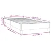 vidaXL Cadre de lit sans matelas gris clair 100x200 cm Voir les images du produit 7