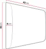 Pannello a muro imbottito 42x42 PAG - ecopelle bianca Anteprima dell’immagine prodotto 6