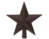 Christbaumspitze Stern mit Glitzer 19cm Kunststoff - Produktbild-Vorschau 2