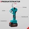 Akku-Astschere Teleskop 45cm Elektrische Gartenschere mit Produktbild-Vorschau 9
