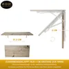 Wandklapptisch Schreibtisch Tischplatte 80x40 cm in Eiche Produktbild-Vorschau 6