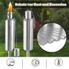 UISEBRT Set de 6 torches de jardin pour l'extérieur Acier Voir les images du produit 3
