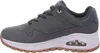 A side view of a gray Skechers sneaker. Voir les images du produit