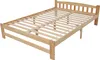 okwish Holzbett 140x200cm Massivholzbett mit Kopfteil und Produktbild-Vorschau 9