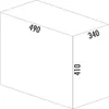 WESCO PROFILINETRIO-MAXI 40 DT cestino per rifiuti 2 x 20 Anteprima dell’immagine prodotto 8