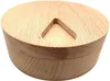Holz Rund Pillendose Medikamentenbox Wochendispenser 7 Produktbild-Vorschau 4