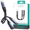 JOYROOM SY-C02, Type-C, 3.5mm+Type-C, Černá Náhled obrázku produktu 1