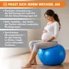 KRUMAD Gymnastikball 65 cm, Fitnessball Pilates Ball Produktbild-Vorschau 3
