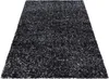Teppich Wohnzimmer Hochflor Anthrazit 120x170 Rechteck Produktbild-Vorschau 1