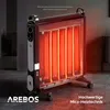 Arebos AR-HE-MKV2000B, Schwarz, Kunststoff, Stahl, 640 mm, Produktbild-Vorschau 4