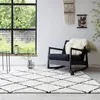 Volero - Tapis à poils longs - Grand Lines Crème/Noir - Voir les images du produit 1