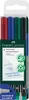 FABER-CASTELL NonPermanent Marker MULTIMARK M 4er Etui Produktbild-Vorschau 6