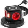 Duronic ET4W Mehrfachsteckdose | Steckdosenwürfel mit 3 USB Produktbild-Vorschau 1