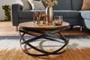 FineBuy Table basse en bois massif de Sheesham ronde Ø 60 Voir les images du produit 2