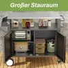 Profi Grillwagen mit Edelstahl-Arbeitsplatte & Unterschrank Produktbild-Vorschau 6