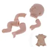 Simulierte Reborn Puppe Kit DIY Unlackiert Vinyl Baby Puppe Produktbild-Vorschau 2