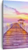 Bild auf Leinwand - Leinwandbild - Sonnenuntergang Wasser Produktbild-Vorschau 1