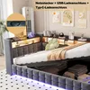 Łóżko tapicerowane 90x200 cm, sofa z funkcją spania z Podgląd zdjęcia produktu 4
