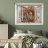 MuchoWow® Wandteppich Wandbehang Scottish Hochlandrind - Produktbild-Vorschau 4