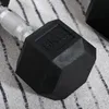 HOMCOM Set di 2 manubri in gomma Manubrio fitness per sala Anteprima dell’immagine prodotto 9