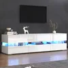 Mobile TV lucido Merax con LED, mobile TV basso con inserto Anteprima dell’immagine prodotto 1