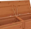 vidaXL Venkovní box na polštáře hnědý 150x50x56 cm Masivní Náhled obrázku produktu 6