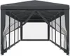 vidaXL Partyzelt mit 10 Mesh-Seitenwänden Anthrazit 3x12 m Produktbild-Vorschau 3