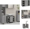 vidaXL Badschrank Grau Sonoma 60x32x53,5 cm Holzwerkstoff - Produktbild-Vorschau 1